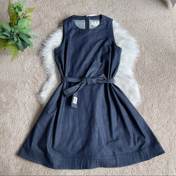 kate spade Dresses & Skirts - Kate Spade Denim Sleeveless Waist Tie Dress
